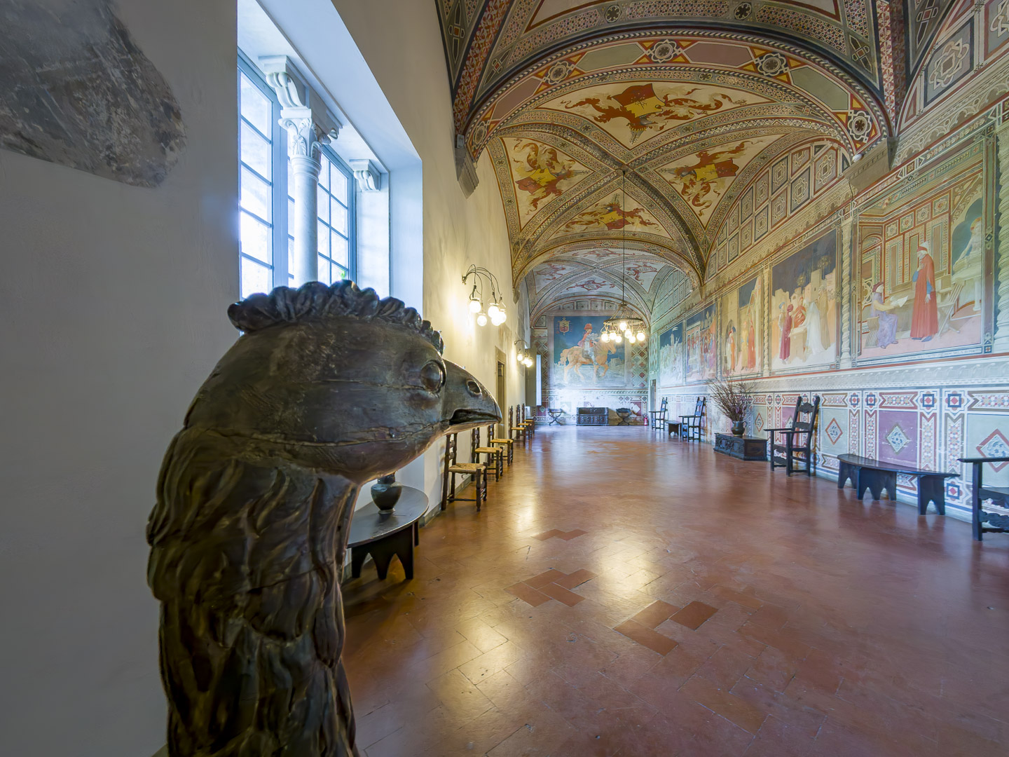Interni affrescati Castello di Fosdinovo Toscana