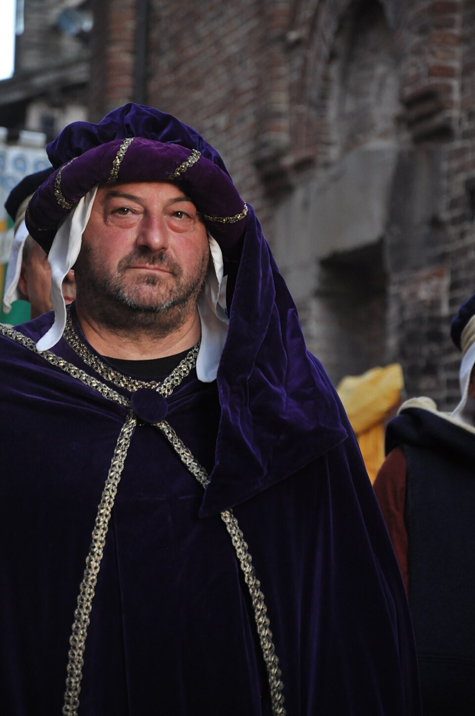 Corteo storico del Palio di Siena in Piazza del Campo