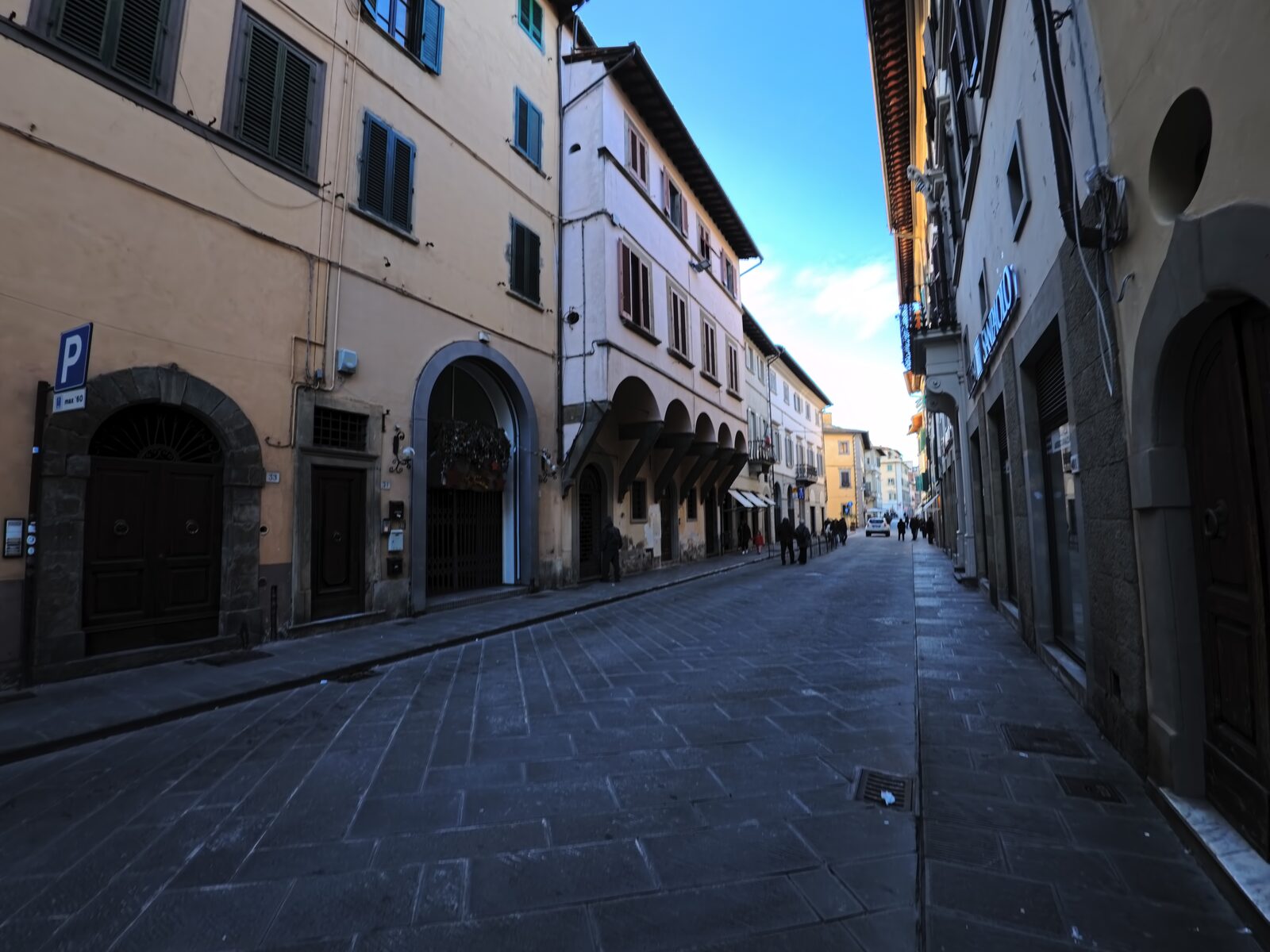 Via del centro storico di Montevarchi