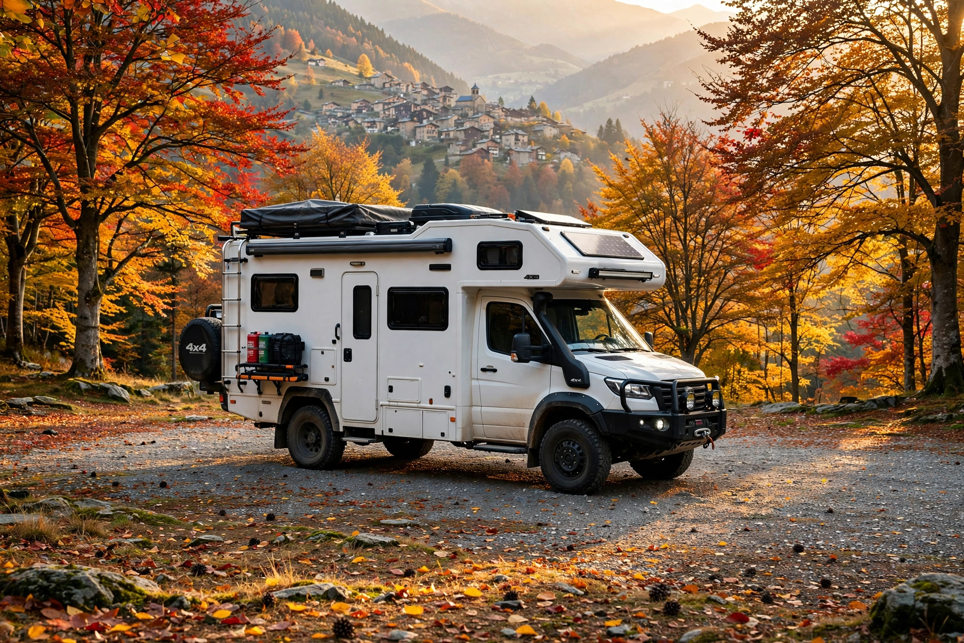 Vita da camper in Toscana, immagine illustrativa (Cutigliano)