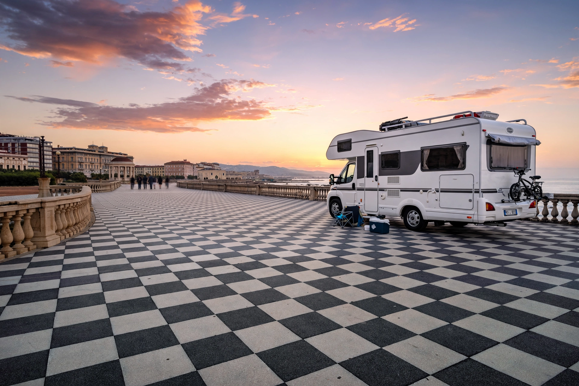 Vita da camper in Toscana, immagine illustrativa (Livorno)