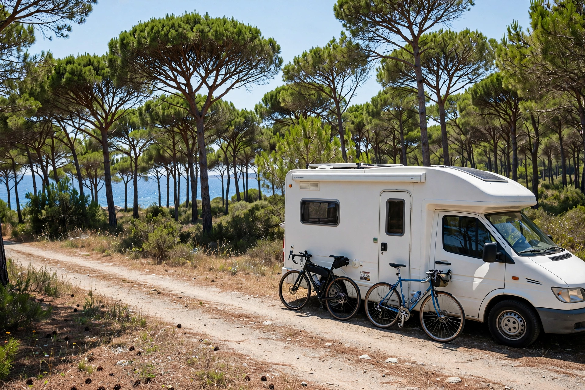 Vita da camper in Toscana, immagine illustrativa (Marina di Pisa)
