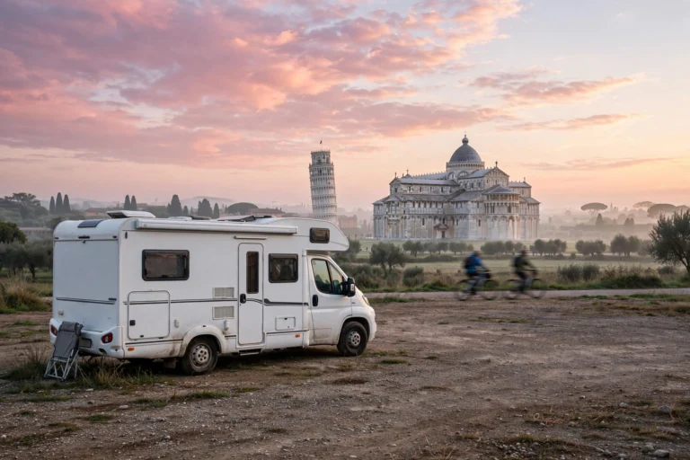 Area Sosta Camper Pisa: vicino alla Torre