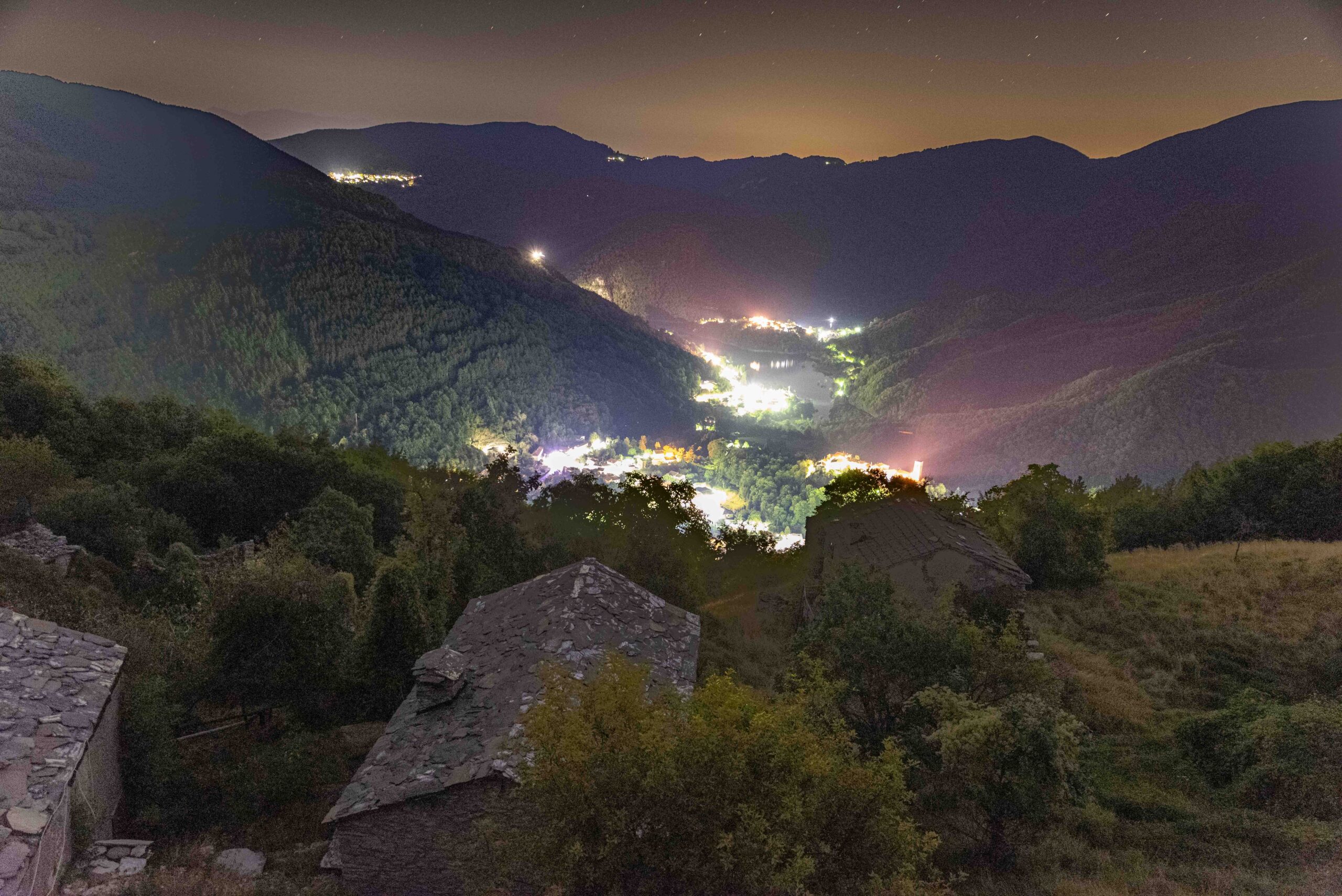 Vista sulla Garfagnana da Campocatino, punto di partenza in camper