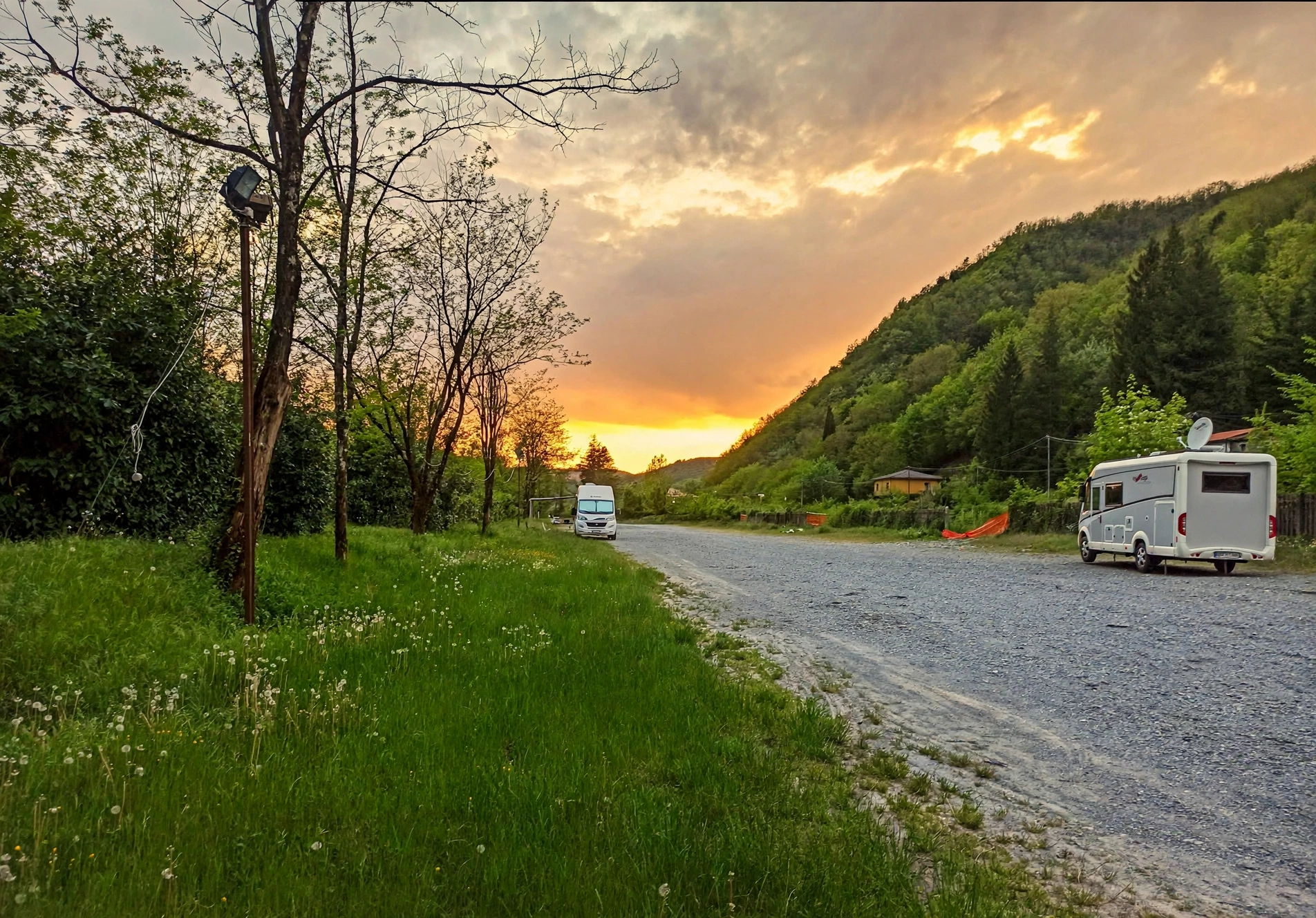 Area sosta camper a Equi Terme, in Lunigiana