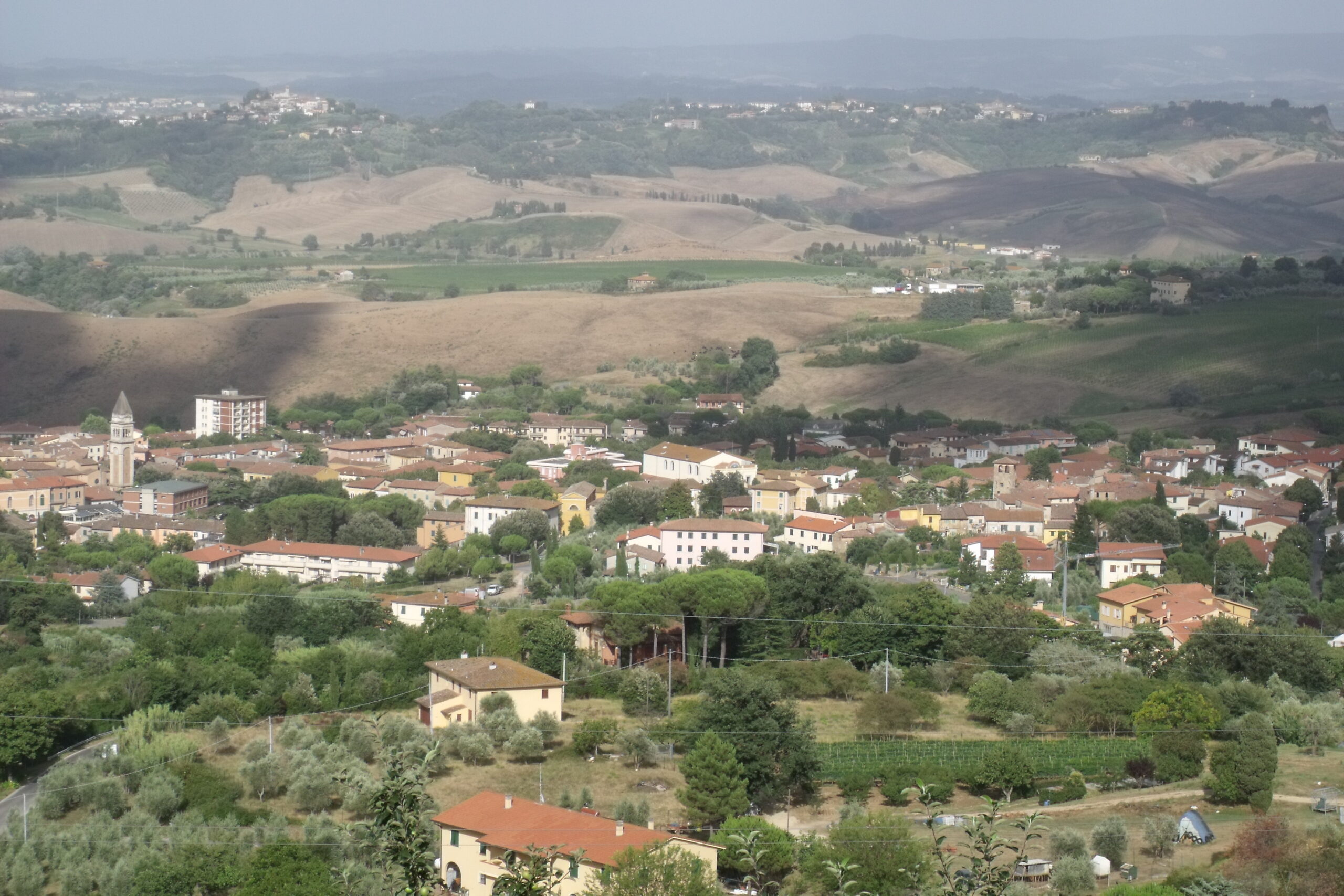 Panorama di Casciana Terme in provincia di Pisa